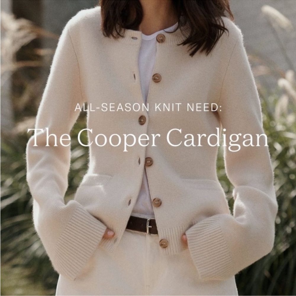 Jenni Kayne Cooper Cardigan Ivory